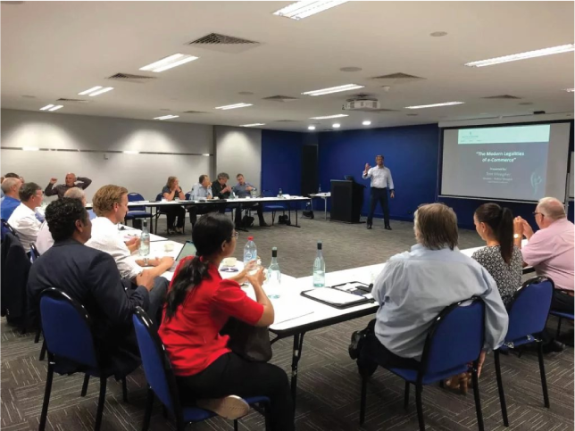 Tom presenting AIBB 2019 CPDs
