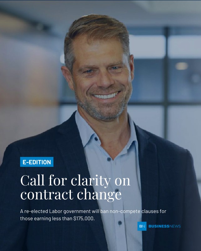 Business News interview on proposed changes to employment non-competes and restraints of trade hero banner